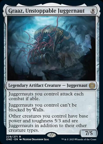 Graaz, Unstoppable Juggernaut [Phyrexia: All Will Be One] Español