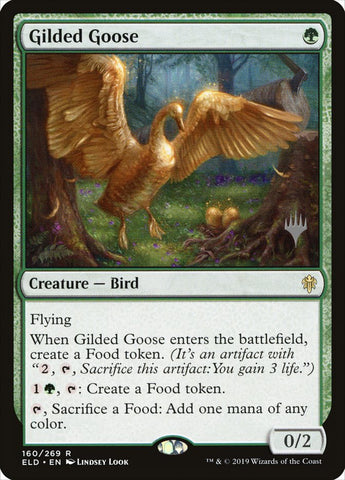 Gilded Goose (Promo Pack) [Throne of Eldraine Promos] ESPAÑOL