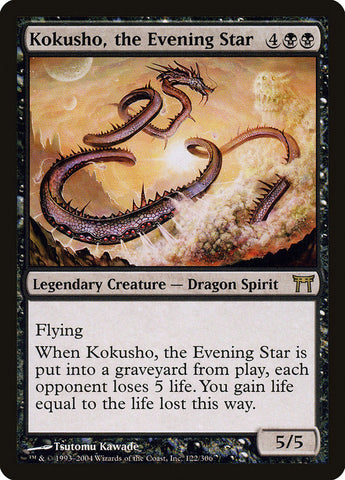 Kokusho, the Evening Star [Champions of Kamigawa] ALEMÁN