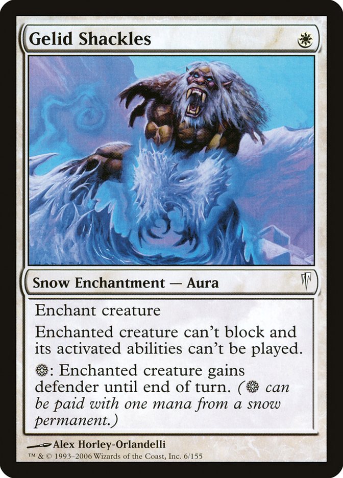 Gelid Shackles [Coldsnap] ESPAÑOL