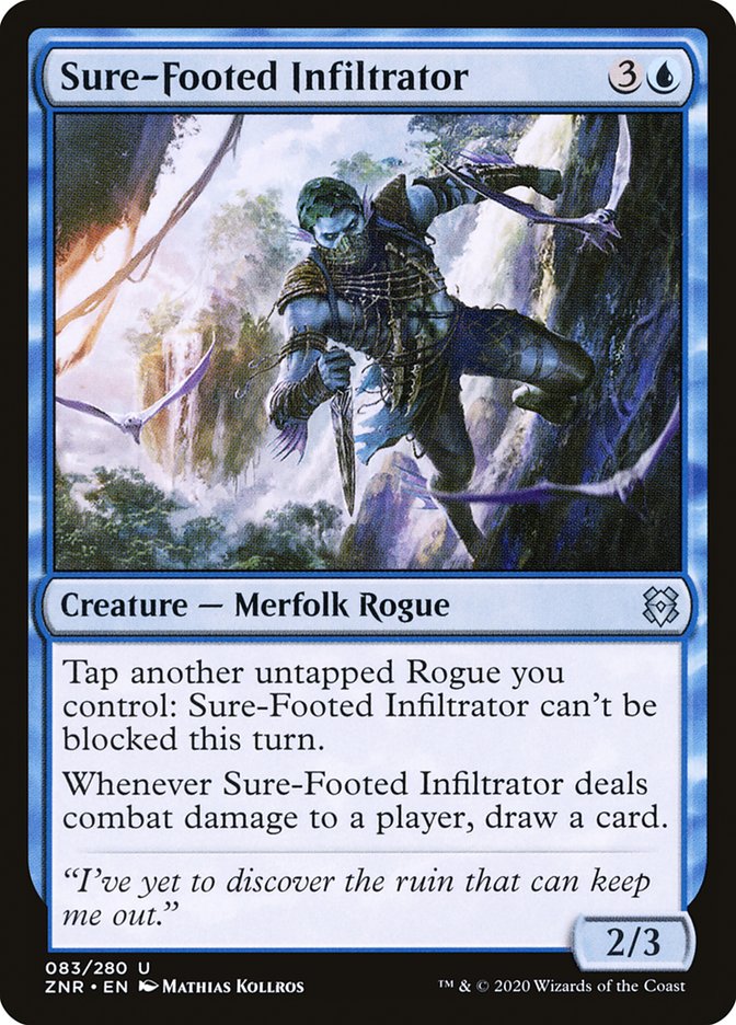 Sure-Footed Infiltrator [Zendikar Rising] ESPAÑOL