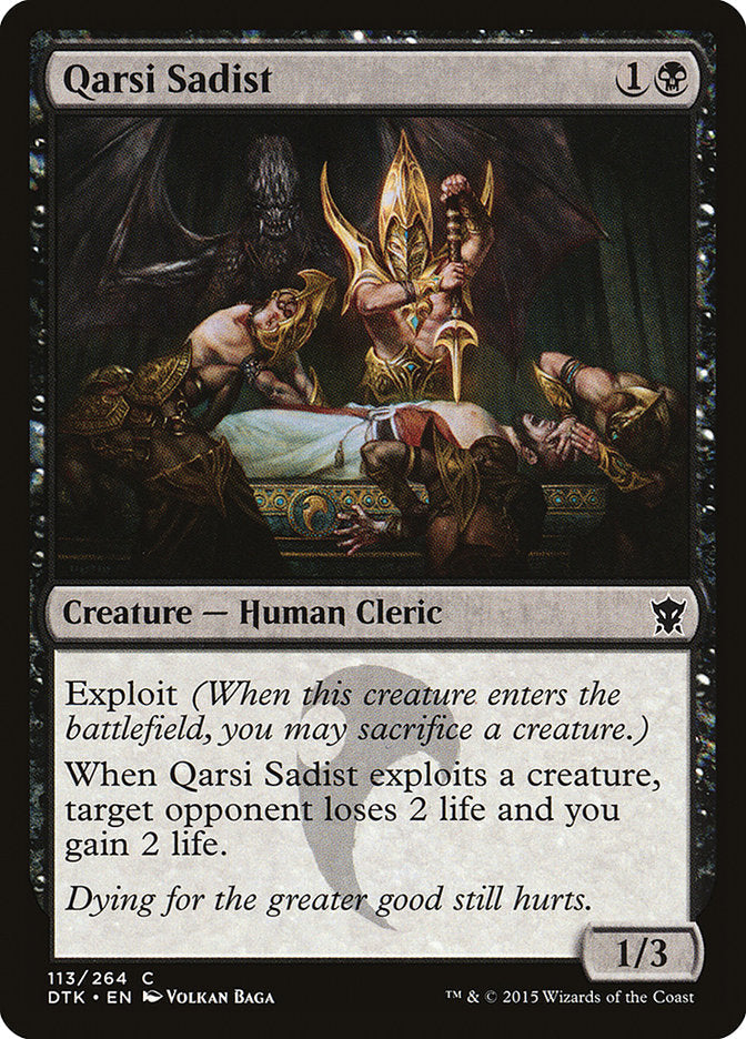 Qarsi Sadist [Dragons of Tarkir]  JAPONES