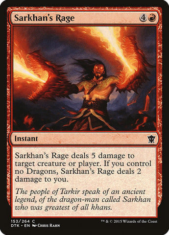 Sarkhan's Rage [Dragons of Tarkir] COREANO