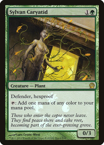 Sylvan Caryatid (Buy-A-Box) [Theros Promos] ESPAÑOL