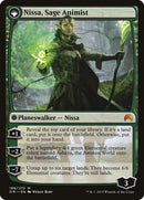 Nissa, Vastwood Seer // Nissa, Sage Animist [Magic Origins] ESPAÑOL