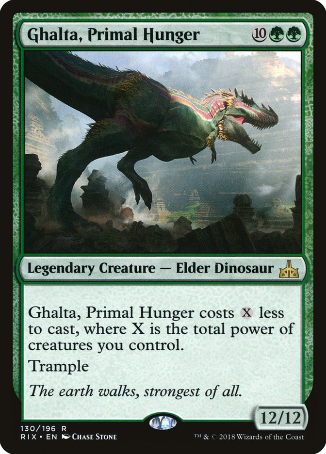 Ghalta, Primal Hunger [Rivals of Ixalan] ESPAÑOL
