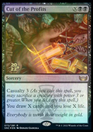 Cut of the Profits [Streets of New Capenna Prerelease Promos] ESPAÑOL