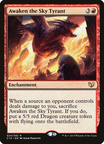 Awaken the Sky Tyrant [Commander 2015] ESPAÑOL