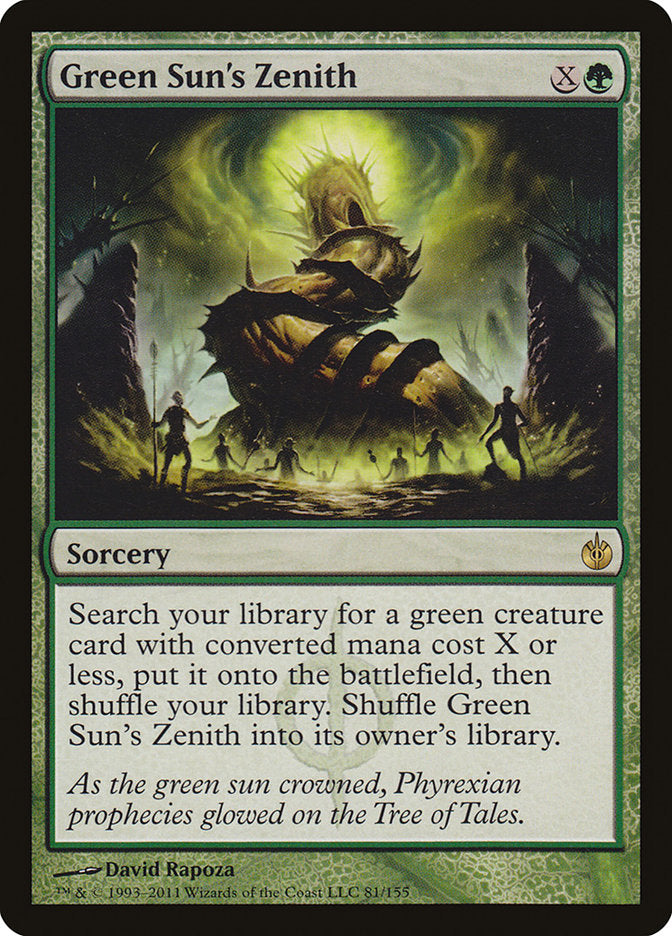 Green Sun's Zenith [Mirrodin Besieged] FRANCES