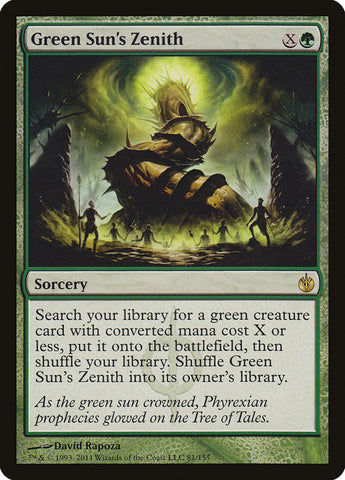 Green Sun's Zenith [Mirrodin Besieged] FRANCES