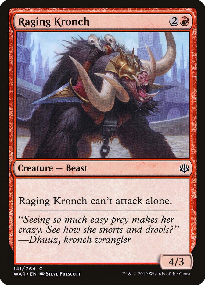Raging Kronch [War of the Spark] JAPONES