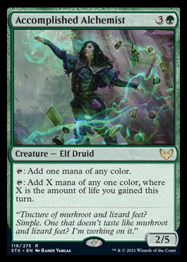 Accomplished Alchemist [Strixhaven: School of Mages] ESPAÑOL