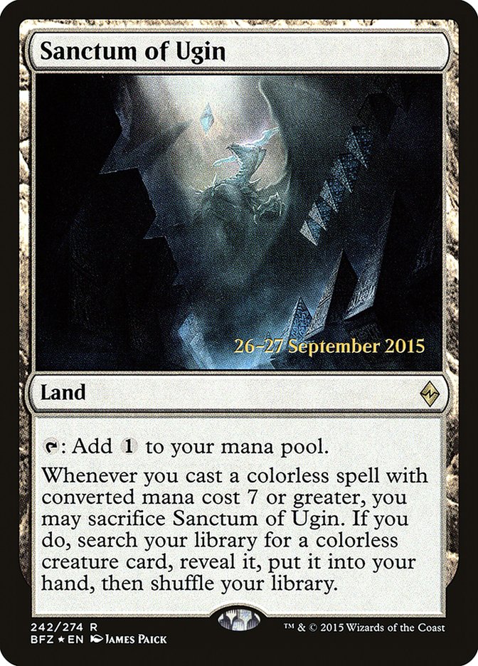 Sanctum of Ugin [Battle for Zendikar Prerelease Promos] Español
