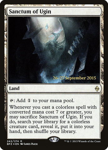 Sanctum of Ugin [Battle for Zendikar Prerelease Promos] Español