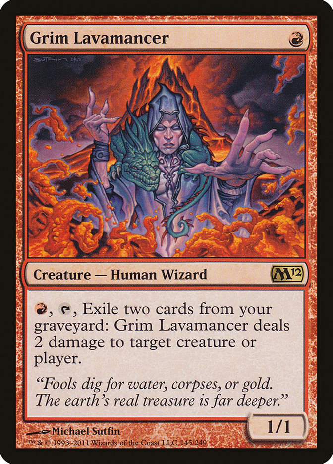 Grim Lavamancer [Magic 2012] ESPAÑOL
