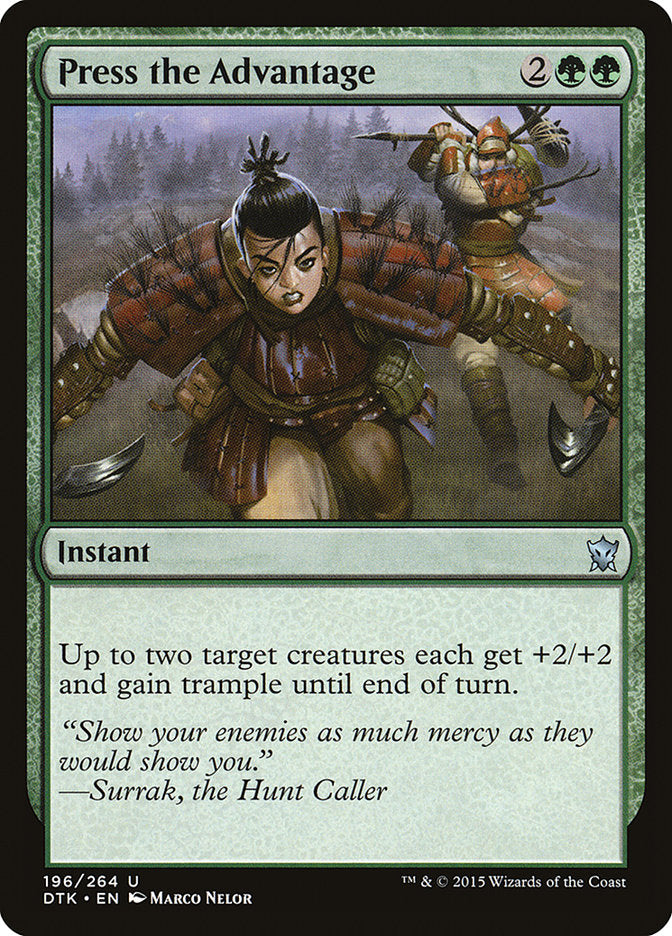 Press the Advantage [Dragons of Tarkir] RUSO