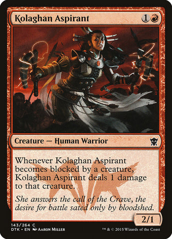 Kolaghan Aspirant [Dragons of Tarkir] COREANO