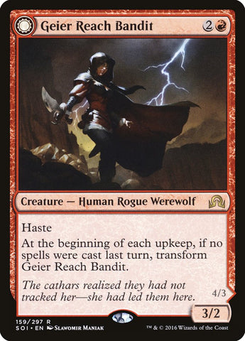 Geier Reach Bandit // Vildin-Pack Alpha [Shadows over Innistrad] ESPAÑOL