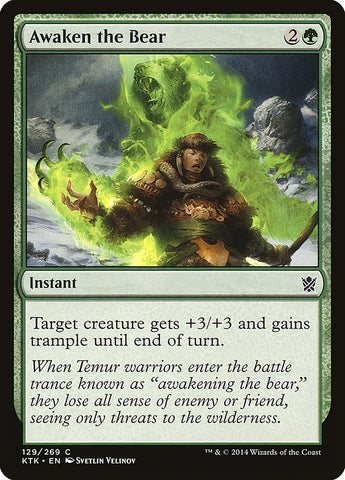 CAwaken the Bear [Khans of Tarkir] JAPONES