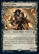 Brutal Cathar // Moonrage Brute (Showcase Equinox) [Innistrad: Midnight Hunt] ESPAÑOL