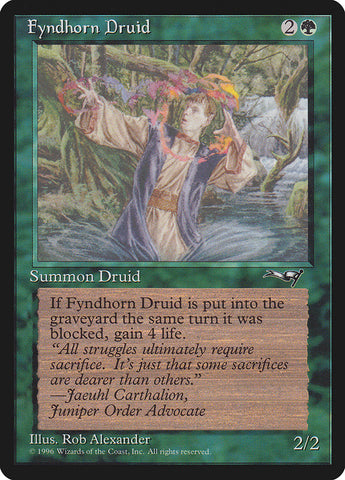 Fyndhorn Druid (Flame Circle) [Alliances]  ITALIANO
