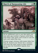 March of Burgeoning Life (Promo Pack) [Kamigawa: Neon Dynasty Promos] ESPAÑOL