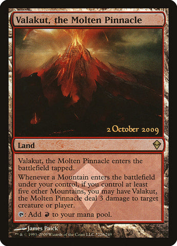 Valakut, the Molten Pinnacle [Zendikar Prerelease Promos] Español