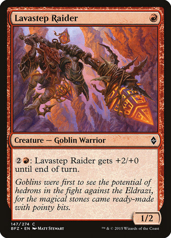 Lavastep Raider [Battle for Zendikar]  JAPONES