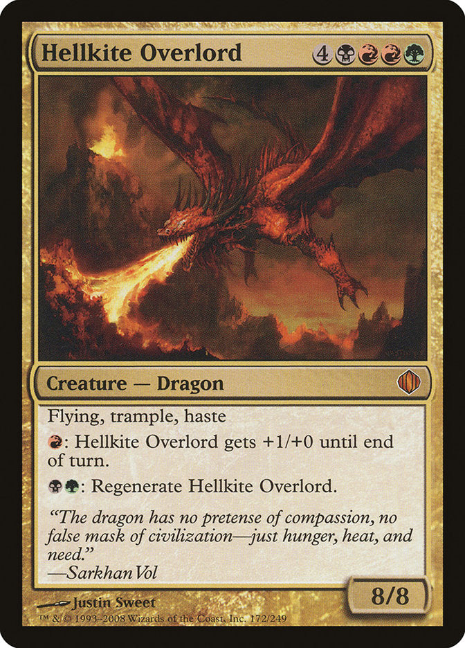 Hellkite Overlord [Shards of Alara] ESPAÑOL