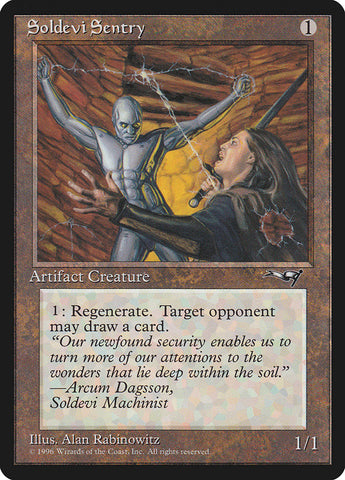 Soldevi Sentry (Hands Raised) [Alliances] ESPAÑOL