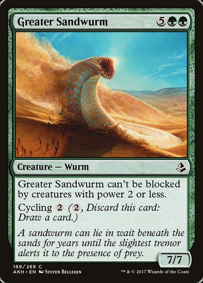 Greater Sandwurm [Amonkhet)   JAPONES