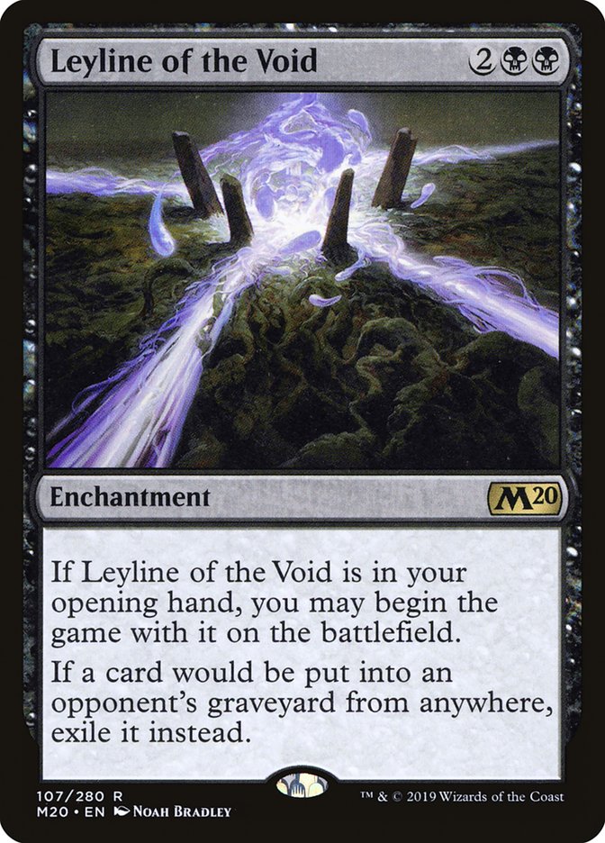 Leyline of the Void [Core Set 2020] ESPAÑOL