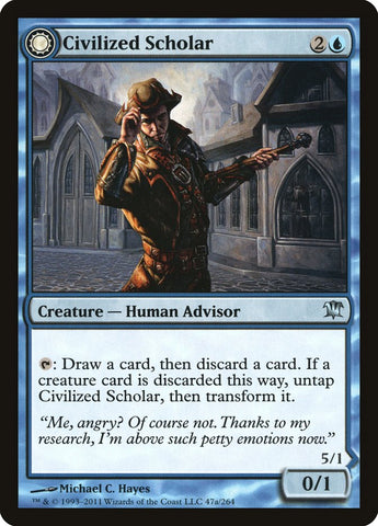 Civilized Scholar // Homicidal Brute [Innistrad] COREANO